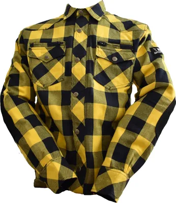 Produktbild von Bores Lumberjack Jacken-Hemd schwarz / gelb Herren M