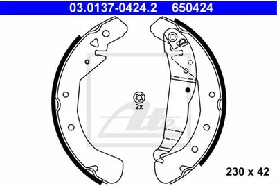 Immagine prodotto di Bremsbackensatz ATE 03.0137-0424.2