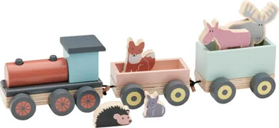 Produktbild von Kids Concept Zug mit Waldtieren Edvin