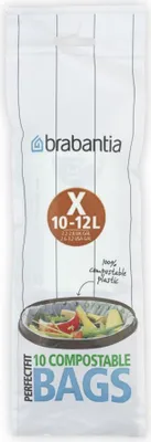 Zdjęcie produktu dla Brabantia - Worki biodegradowalne "X" 10-12L (10 szt.)