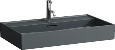 Image de LAUFEN Kartell lavabo à encastrer, 3 trous pour robinet, avec trop-plein, 800x460mm, H8103367581081