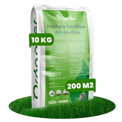 Zdjęcie produktu dla Nawóz Pastwiskowy Wszystko w jednym (10 kg – na 200 m2) - Organifer