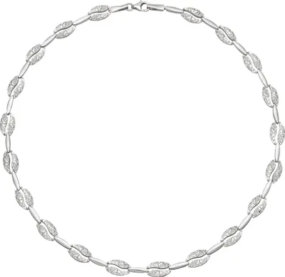 Produktbild von JOBO Collier Halskette 925 Sterling Silber gehämmert 45 cm Kette Silberkette