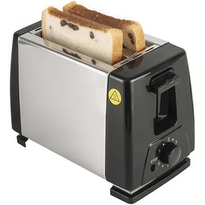 Produktbild von toaster für toast, 2 scheiben, schnelles frühstück, weiches & knuspriges toast, automatische pop-up, doppel toastfach, geschenk