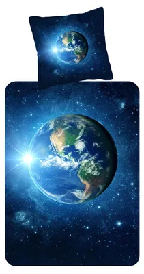 Produktbild von ESPiCO Bettwäsche Trendy Bedding Earth Blue 135 cm x 200 cm