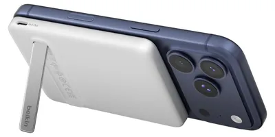 Produktbild von Belkin BPD011hqWH, 5000 mAh, Kabelloses Aufladen, 20 W, Weiß