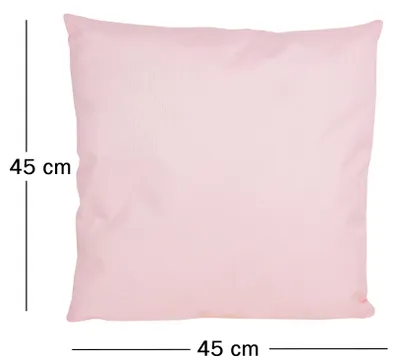 Produktbild von JACK 1x 45x45cm Outdoor Lounge Kissen Dekokissen inkl. Füllung Wasserabweisend Sitzkissen Garten Stuhl Lotus Effekt, Farbe:Rosa
