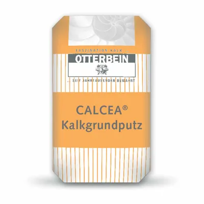 Produktbild von OTTERBEIN CALCEA Kalkgrundputz 25 kg werksgemischter natürlicher Kalk nach EN 459-1 - besonders für den ökologischen Hausbau oder Denkmalpflege Inhalt:25 kg