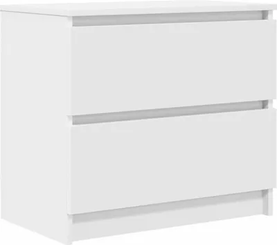Image de vidaXL Armoire TV Blanc 60x35x54 cm Bois composite