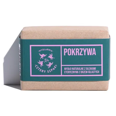 Immagine prodotto di Mydlarnia Cztery Szpaki Sapone naturale con oli essenziali di conifere e ortica, 110g