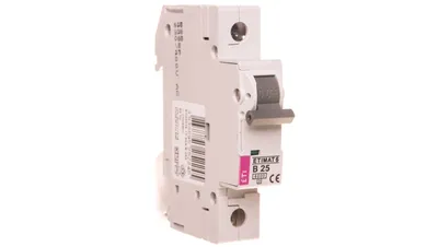 Image de Disjoncteur de protection de ligne unipolaire B 25A, disjoncteur LS
