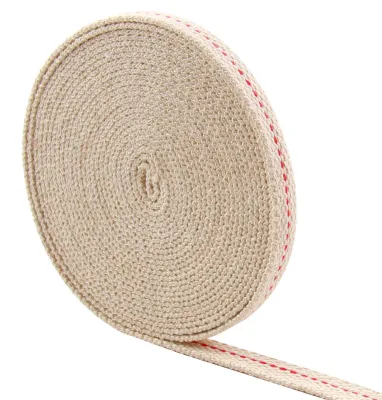 Öllampendocht, 5 m, flach, 12 mm, Baumwolle, für Sturmlaternen