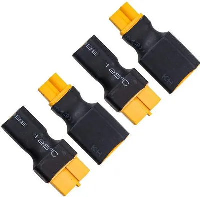 Obrázek produktu pro Dvojitý konektor XT30 – konektor XT60 na XT30 – pro RC FPV dron – nabíječka baterií LiPo a NiMH, regulátor otáček (ESC)