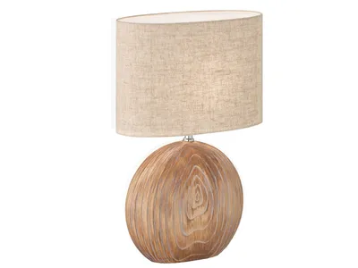 Produktbild von Fischer & Honsel 50608 Tischleuchte Tobse Keramik holzfarben