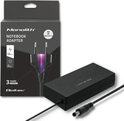 Zdjęcie produktu dla Qoltec 51729, Laptop, Wewnętrzna, 220 - 240 V, 50-60 Hz, 150 W, 19.5 V