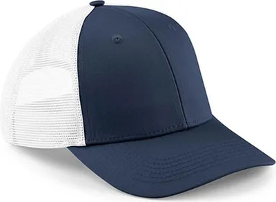 Immagine prodotto di Beechfield B646 | 6-Panel Design Urbanwear Trucker - Colore: Navy/White - Taglia: Unica
