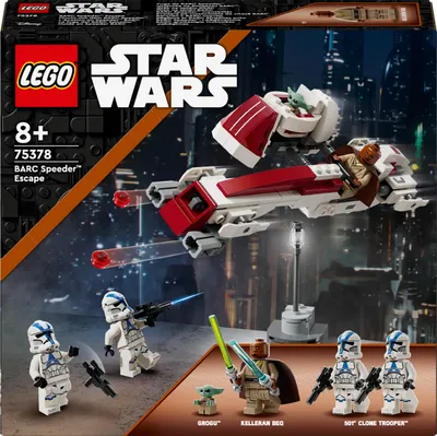 Image de LEGO Star Wars Fuite du BARC Speeder 75378 Jeu de Construction 221 Pièces 8+ Ans