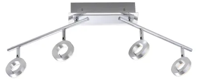 Produktbild von LED-Strahler - Weiß - Acryl - Aluminium - 4-flammig - B 94 cm