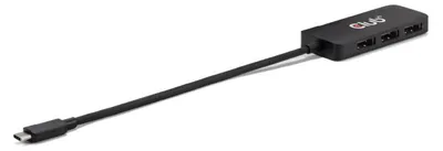 Zdjęcie produktu dla CLUB3D CSV-1553, USB Type-C, Czarny, 8K Ultra HD, 144 Hz, DisplayPort, USB