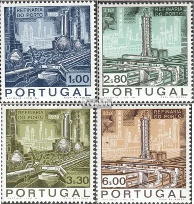 Produktbild von Briefmarken Portugal 1970 Mi 1095-1098 (kompl.Ausg.) postfrisch Petroleumraffinerie