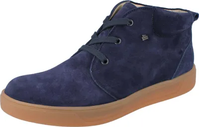 Produktbild von FINN COMFORT FINNCO Mantua Damen und Herren Halbschuhe knöchelhoch blau Nubukleder : UK 8,5 Schuhgröße: UK 8,5