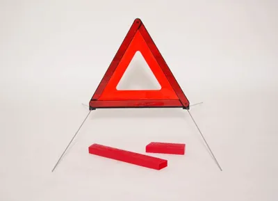 Image de LEINA-WERKE Triangle de signalisation triangulaire 4,5 x 43,4 cm