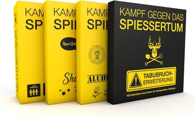 Produktbild von Kampf gegen das Spießertum 4er Bundle für Menschen mit schwarzem Humor