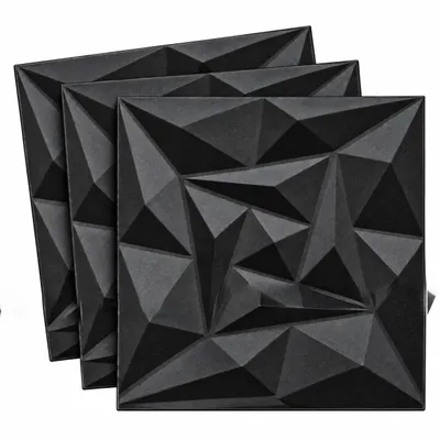 Produktbild von 3D Paneele Wandpaneele Polystyrol XPS – Styropor Verkleidung für Wand & Decke – 50x50 cm (0,25 m²) – Leicht, Flexibel & Einfach zu Montieren