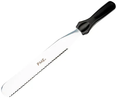 2-in-1 Kuchenpalettenmesser, Edelstahl, 25 cm, spülmaschinengeeignet