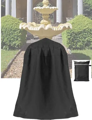 Immagine prodotto di Copertura protettiva per fontane da giardino, impermeabile e resistente, colore nero