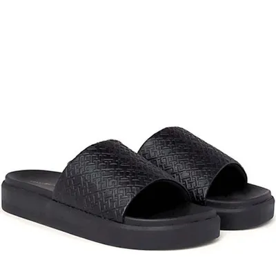 Produktbild von Tommy Hilfiger Damen Badeschuhe FW0FW07855 BDS Farbe: Schwarz Größe: 36