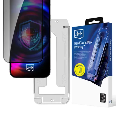 Obrázok produktu pre Tónovacie sklo 3MK HardGlass Max Privacy s aplikátorom pre Samsung Galaxy S26+