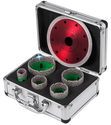 Immagine prodotto di VEVOR M14 punta diamantata Punta per piastrelle Punta diamantata 22-65 mm per smerigliatrice angolare