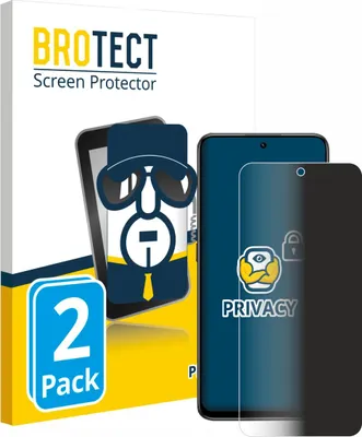 Produktbild von 2x BROTECT Sichtschutzfolie für Honor 400 Smart 4G Anti-Spy Privacy Sichtschutz Blickschutz Folie Blaulicht-Schutz