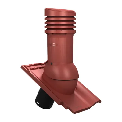 Produktbild von DACHDURCHFÜHRUNG EVO DN125 mm P1805 RAL 3009-Rot DN125 mm