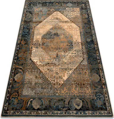 Zdjęcie produktu dla Dywan wełniany OMEGA SENEH Vintage koniak wielokolorowy 200x300 cm