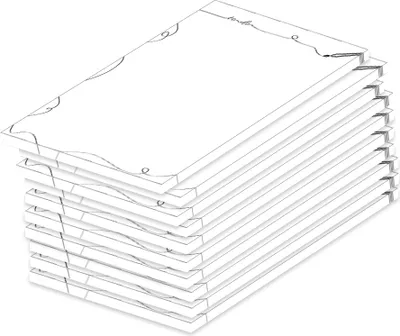 Image de PRICARO Bloc-notes "Pen", magnétique, A7, 10 pièces