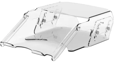 Zdjęcie produktu dla Fellowes 9731201, Wolnostojący, 15 kg, Opcja regulacji wysokości, Przezroczysty