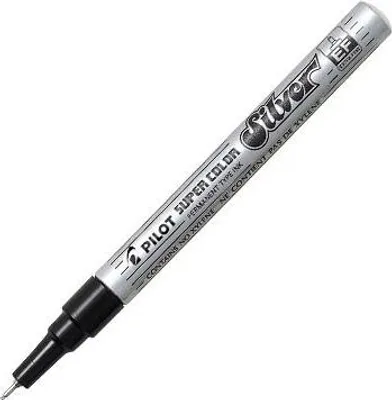 Obrázek produktu pro Lakový popisovač Pilot Super Color EF - stříbrný