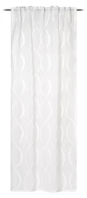 Produktbild von GÖZZE Schlaufenschal ALESSIA weiß BH 140x245 cm weiß Vorhang