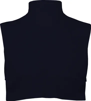Produktbild von wobera Angora leichter Nackenwärmer als Stehkrageneinsatz/falscher Kragen aus 40% Angora und 60% Baumwolle (Farbe: marine)