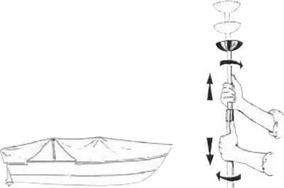 Produktbild von Nuova Rade Teleskopische Markisenstütze Silber 125.5-202 cm Silber 125.5-202 cm