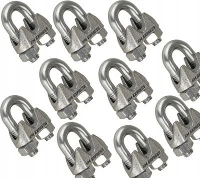 Produktbild von Stahlseil FEINZ - Zubehör 10x Zacisk - 3mm - verzinkt - DIN 741 - robust und langlebig
