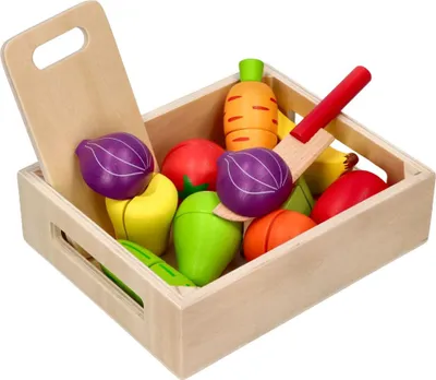 Zdjęcie produktu dla Adam Toys Drewniane owoce i warzywa do krojenia