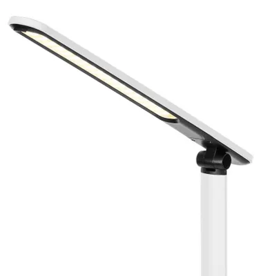 Image de Rebel KOM1019 Lampe à poser avec horloge, 72 LED, blanc