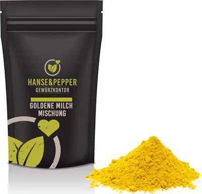 Produktbild von 250g Goldene Milch Kurkuma-Gewürzmischung Energie natürlich vom Hanse&Pepper