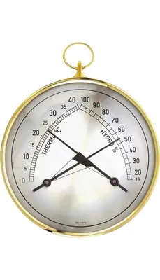 Image de Thermohygromètre TFA Klimathermo laiton