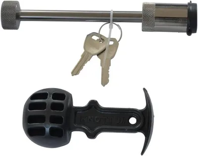 Image de Attaches pour remorques avec rotule KSB50, compatibles avec les modèles KS25, KS30 et KS35, avec système antivol