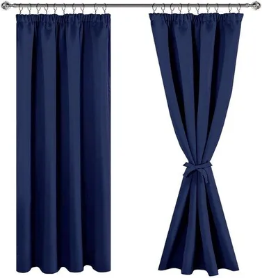 Obrázek produktu pro Tmavě modré zatemňovací rolety 140 x 200 cm