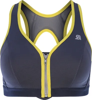 Produktbild von Shock Absorber Sport-BH bra bustier aktiv Front Zip grau-zitrone 75 E